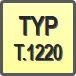 Piktogram - Typ: T.1220